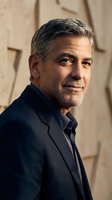 Middle-aged man with salt-and-pepper hair and facial stubble wearing dark blazer over navy shirt, looking over shoulder against textured beige wall backdrop for corporate and lifestyle use.