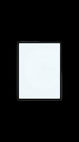Blank tablet device with light blue screen and black rounded frame, isolated on transparent background ready for design use, clipart, t-shirt designs, stickers, and print-on-demand products.
