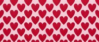 Seamless pattern of red hearts on light background, tiles continuously for wallpaper, fabric, wrapping paper, and textile design projects.