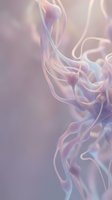 Ethereal pastel smoke swirls in soft pink and purple hues creating dreamy flowing motion against blurred background for luxury branding and wellness design.