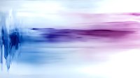 Abstract watercolor background with flowing blue and purple gradient tones creating ethereal atmospheric effect, soft blending from cool to warm hues across white surface.