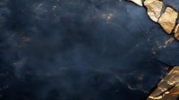 Dark navy blue textured background with elegant gold metallic accents along edges creating luxurious border design, dramatic lighting effect adds depth and sophistication.