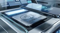 Contactless payment technology displayed on smartphones and devices showing NFC wireless transaction capabilities for modern digital commerce.