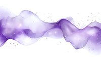 Flowing purple watercolor waves with scattered particles on white background, suitable for backgrounds, web design, and creative projects.