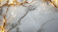 Elegant gray marble texture with luxurious gold veining and sparkling accents for premium interior design and sophisticated branding projects.
