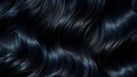 Luxurious dark hair waves with glossy shine and smooth texture for beauty and haircare concepts.