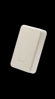 Beige light switch isolated on transparent background, ready for design use on t-shirts, clipart, stickers, print-on-demand products and sublimation projects.