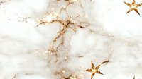 Luxurious white marble texture with gold veining and star accents, creating an elegant surface pattern for luxury interior design projects.