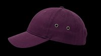 Burgundy baseball cap isolated on transparent background, ready for t-shirt design, sublimation, print-on-demand products, stickers, and clipart applications.