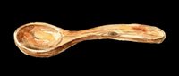 Watercolor wooden spoon isolated on transparent background, ready for t-shirt design, clipart, stickers, print on demand, and sublimation projects.