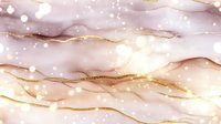 Luxurious pink and gold marble texture with shimmering glitter effect for elegant design backgrounds.