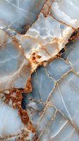 Luxury marble texture with golden veins and blue-gray tones for elegant interior design and sophisticated decorative applications.