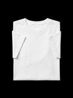 Blank white t-shirt isolated on transparent background, ready for custom design, sublimation, print-on-demand, and apparel projects.