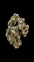 Mossy textured rock isolated on transparent background, ready for stickers, t-shirt design, print on demand, clipart, and sublimation projects.