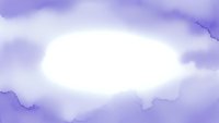 Purple watercolor clouds with white center space for text overlay and creative design projects.