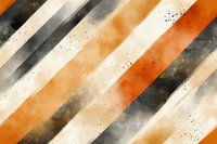 Diagonal stripes in orange, gray and white with grunge texture and watercolor effect create modern abstract background pattern for graphic design projects.