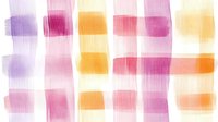 Watercolor paint strokes in soft pink, purple, orange and yellow hues create an abstract pattern on white background. Isolated design element suitable for backgrounds, textiles and graphic projects.