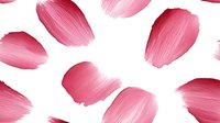Delicate pink rose petals scattered on white background, seamless pattern design for romantic wedding stationery, fabric prints and feminine packaging.