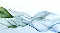 Abstract flowing waves in soft blue and green tones creating elegant organic movement on light background for modern design projects and presentations.