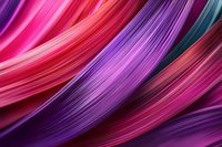Abstract flowing curves in vibrant pink, purple and teal colors create dynamic motion effect with smooth gradient transitions and silky wave-like patterns.