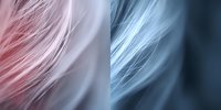 Abstract flowing strands in contrasting pink and blue tones creating ethereal texture for backgrounds, web design, or modern marketing materials.