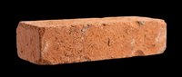 Terracotta brick isolated on transparent background, ready for design use in architectural graphics, construction materials, building illustrations, print-on-demand products, and digital design projects.