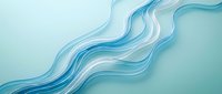 Flowing blue and white liquid waves create an abstract, modern design on isolated background, suitable for web design, presentations, and digital marketing materials.