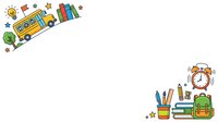 Yellow school bus carrying colorful books with educational icons, isolated on white background. Perfect for back to school designs, educational materials, and children's learning resources.