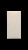 Cream rectangular soap bar isolated on transparent background, ready for clipart, print-on-demand, sublimation, t-shirt design, stickers, and product mockups.