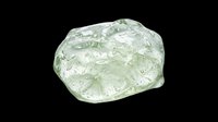 Crushed glass chunk isolated on transparent background, ready for design use in t-shirts, stickers, clipart, sublimation, and print-on-demand products.
