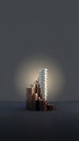 Stacks of silver coins illuminated by warm light against dark background representing wealth growth and financial success for business concepts.
