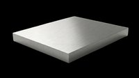 Brushed metal square platform isolated on transparent background, ready for design use on t-shirts, stickers, print-on-demand products, sublimation, and digital crafts.