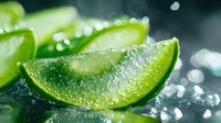 Fresh lime wedges with water drops and sparkling bokeh effect on dark background, macro shot showing juicy citrus texture and vibrant green color.