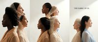 Diverse group of women in profile view wearing neutral clothing against minimalist background showcasing unity and sisterhood in contemporary setting.
