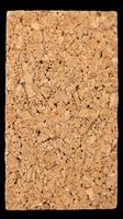 Cork board texture block isolated on transparent background, ready for T-shirt design, stickers, clipart, print on demand, and sublimation projects.