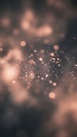 Soft bokeh particles and light orbs float through warm neutral tones, creating an ethereal atmosphere. Suitable for backgrounds, overlays, and elegant design projects.