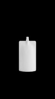 Blank white stand-up pouch with spout isolated on transparent background, ready for packaging design, product mockups, print-on-demand, sublimation, and branding applications.
