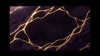 Dark purple marble texture with golden lightning veins creating elegant luxury background for premium design projects and sophisticated branding materials.