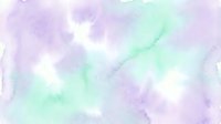 Soft watercolor background with purple and mint green hues blending together. Abstract pastel texture for creative projects and artistic designs.