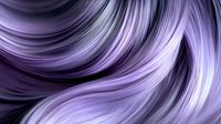 Flowing waves of purple and lavender create dynamic abstract background with smooth curved lines and gradient effects, suitable for modern design projects.