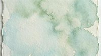 Soft green watercolor wash on textured paper with organic flowing patterns and gentle color transitions for artistic backgrounds and creative projects.