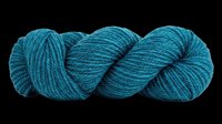 Teal blue skein of yarn isolated on transparent background, ready for crafting, knitting, crochet, t-shirt design, stickers, and print on demand use.