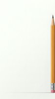 Sharpened wooden pencil with metal ferrule and pink eraser isolated on white background, ready for design use on stationery, education materials, and creative projects.
