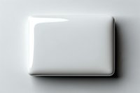 Minimalist white rectangular box with soft shadow on light background, clean modern design element for product mockup and branding presentations.