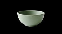 Ceramic bowl in soft sage green isolated on transparent background, ready for T-shirt design, stickers, clipart, print on demand, and sublimation projects.