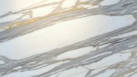 Elegant marble surface with flowing gray and gold veins creating luxurious natural stone texture for interior design and architectural applications.