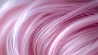 Flowing pink silk fabric with smooth curved lines and glossy texture creates elegant abstract background for luxury design projects.