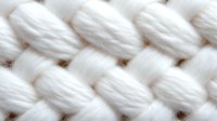 White rope with detailed braided texture pattern showing interwoven fibers and nautical craftsmanship for marine and sailing projects.