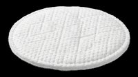 White round textured pad isolated on transparent background, ready for clipart, print-on-demand products, sublimation designs, stickers, and t-shirt applications.