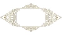 Elegant ornate gold frame with decorative flourishes and intricate border design on white background, isolated for luxury invitations and certificates.